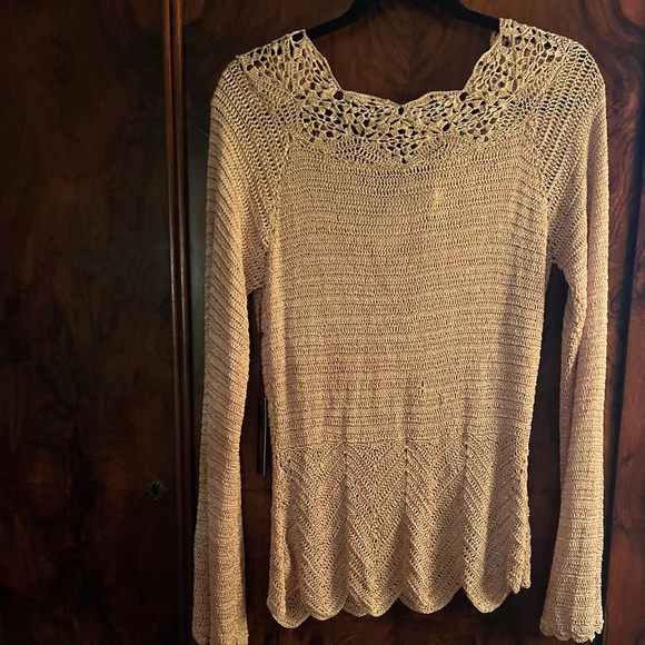 BCBG Max Azria XL Crochet Top New with Tags - Picture 2 of 8